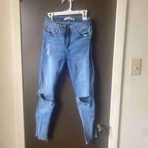 Papaya Distressed Blue Women's Jeans